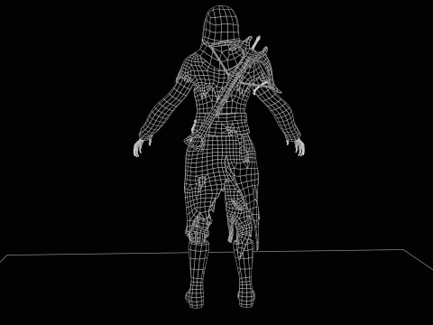 Skeleton Crossbowman2 3D Model