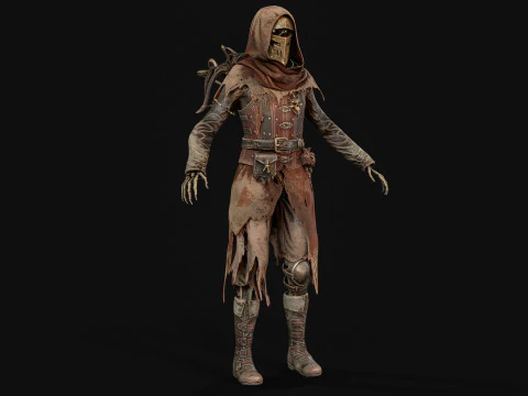 Skeleton Crossbowman2 3D Model
