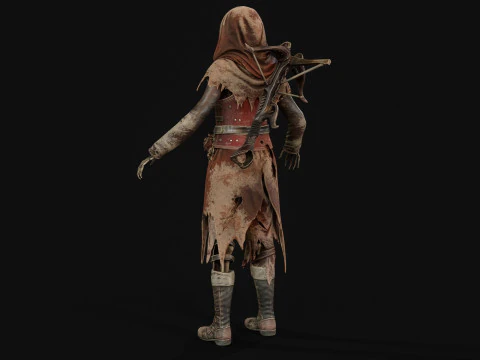 Skeleton Crossbowman2 3D Model
