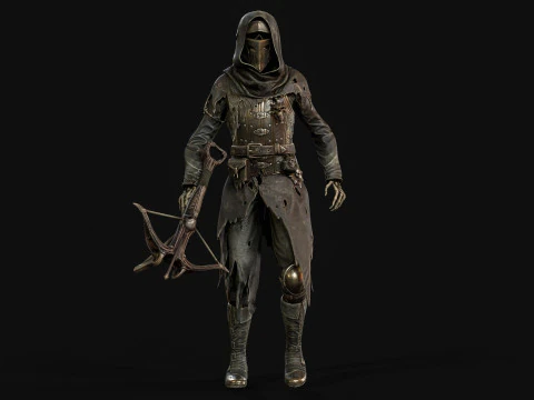 Skeleton Crossbowman2 3D Model