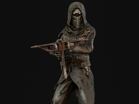 Skeleton Crossbowman2 3D Model