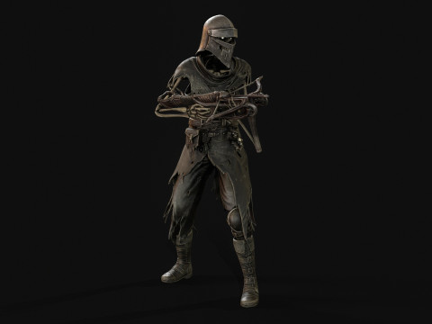 Скелет Арбалетник 2 3D Модель