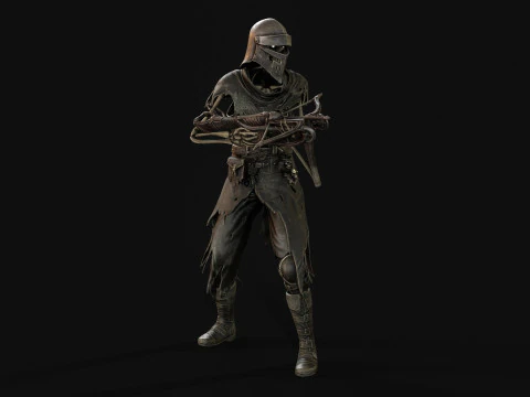 Skeleton Crossbowman2 3D Model