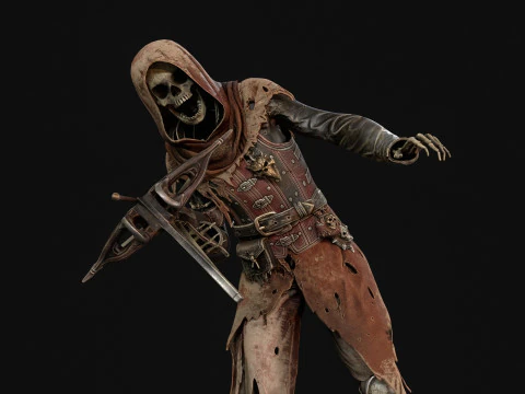 Skeleton Crossbowman2 3D Model
