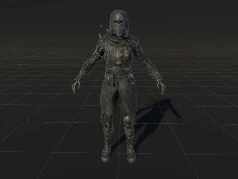 Skeleton Crossbowman2 3D Model