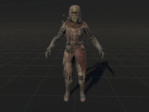 Skeleton Crossbowman2 3D Model