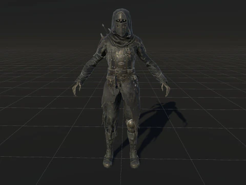 Skeleton Crossbowman2 3D Model