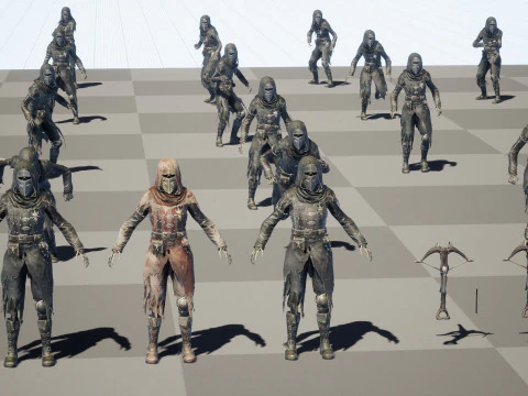 Skeleton Crossbowman2 3D Model