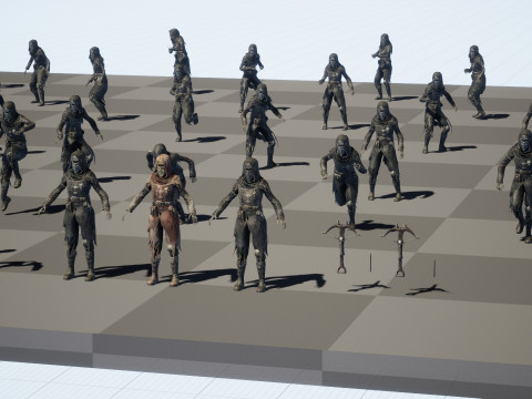 Скелет Арбалетник 2 3D Модель