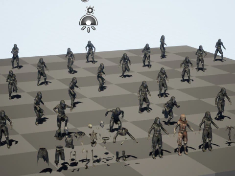 Skeleton Crossbowman2 3D Model