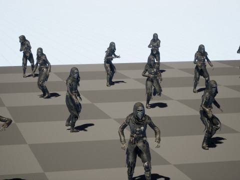 Скелет Арбалетник 2 3D Модель