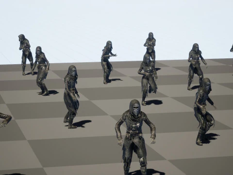 Skeleton Crossbowman2 3D Model