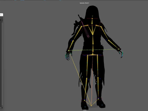 Skeleton Crossbowman2 3D Model