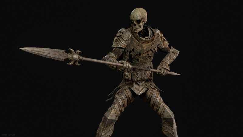 Penjaga Makam2 Model 3D .c4d .max .obj .3ds .fbx .stl .blend 