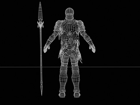 Penjaga Makam2 Model 3D