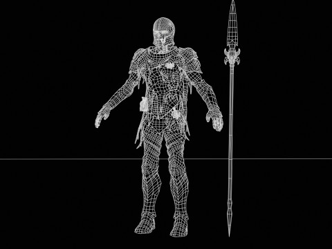 Penjaga Makam2 Model 3D