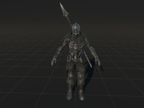 Penjaga Makam3 Model 3D