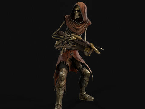Skeletkruisboogschutter3 3D Model