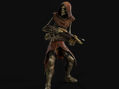 Скелет-арбалетчик3 3D Модель