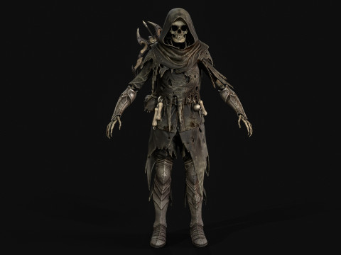 Skeletkruisboogschutter3 3D Model