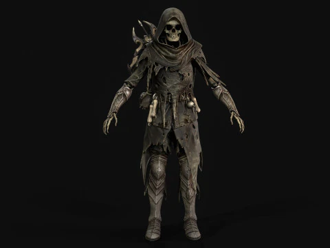 Скелет-арбалетчик3 3D Модель