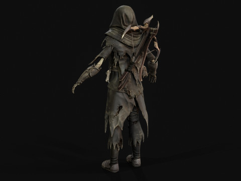 Skeletkruisboogschutter3 3D Model