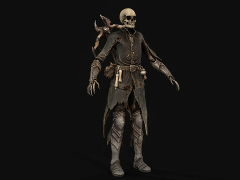 Skeletkruisboogschutter3 3D Model