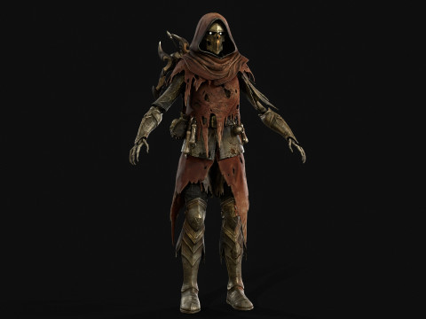 Skeletkruisboogschutter3 3D Model