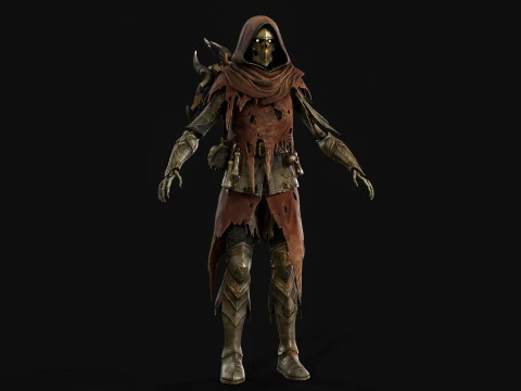 Скелет-арбалетчик3 3D Модель