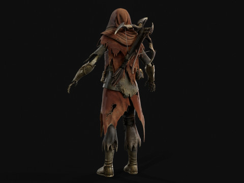 Skeletkruisboogschutter3 3D Model