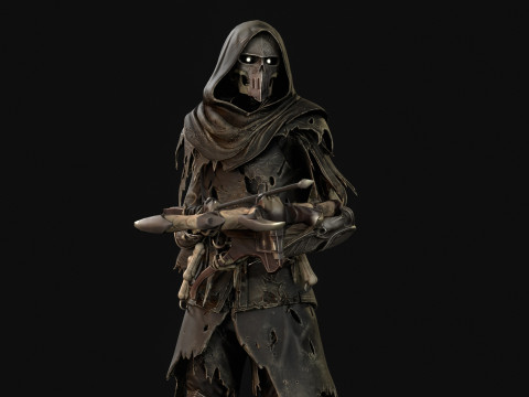 Skeletkruisboogschutter3 3D Model