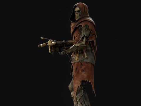 Skeletkruisboogschutter3 3D Model