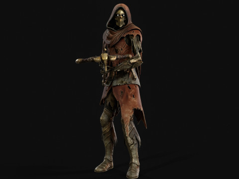 Skeletkruisboogschutter3 3D Model