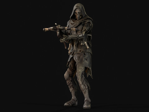 Skeletkruisboogschutter3 3D Model