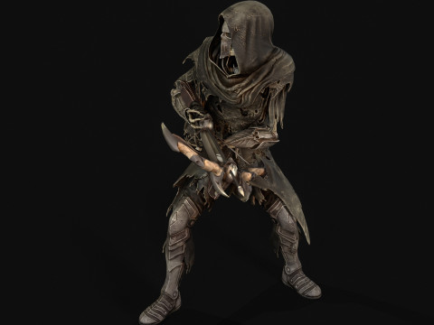 Skeletkruisboogschutter3 3D Model