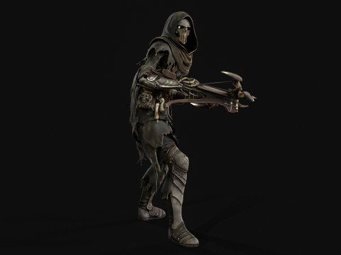 Skeletkruisboogschutter3 3D Model