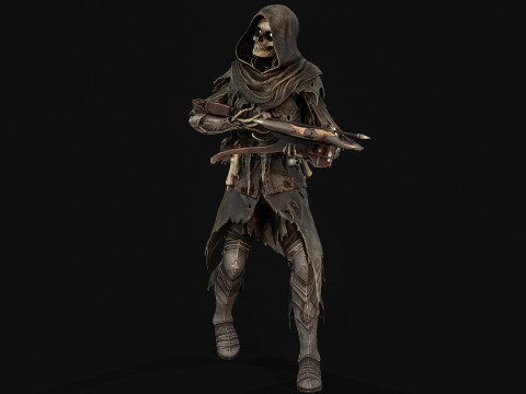 Skeletkruisboogschutter3 3D Model