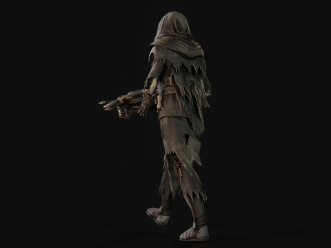 Skeletkruisboogschutter3 3D Model