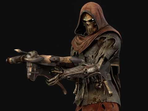 Skeletkruisboogschutter3 3D Model