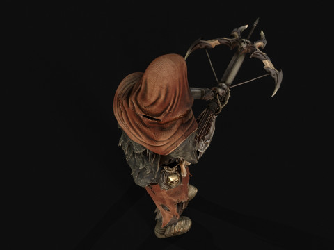Skeletkruisboogschutter3 3D Model