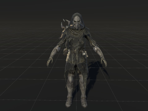 Skeletkruisboogschutter3 3D Model