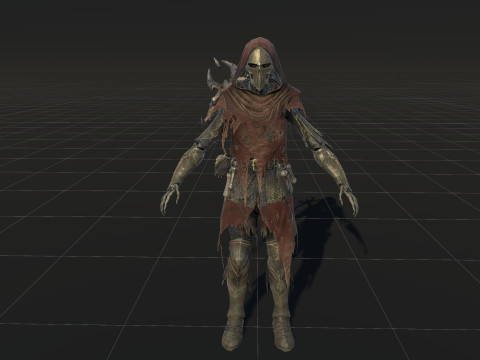 Skeletkruisboogschutter3 3D Model