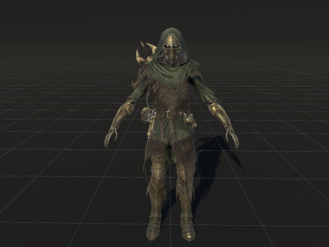 Skeletkruisboogschutter3 3D Model