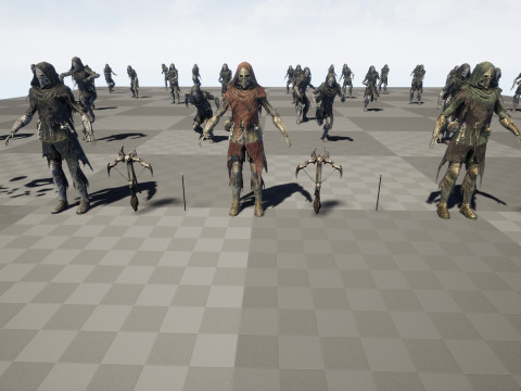 Skeletkruisboogschutter3 3D Model