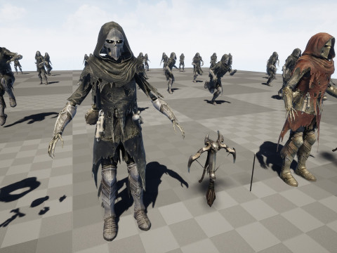 Skeletkruisboogschutter3 3D Model