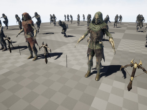 Skeletkruisboogschutter3 3D Model