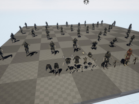 Skeletkruisboogschutter3 3D Model