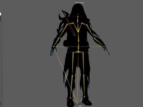 Скелет-арбалетчик3 3D Модель