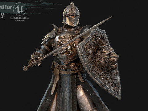 ナイトライオン 3Dモデル