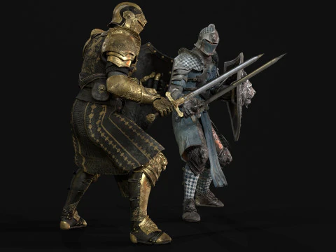 Knight Lion 3D Model